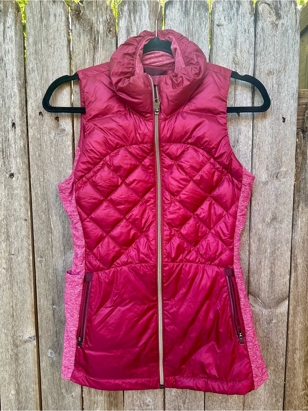 Lululemon Down for a Run Berry womens puffer vest 4